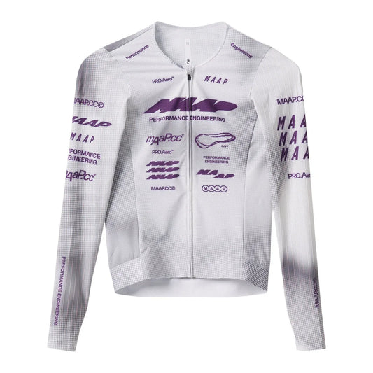 MAAP PRO AERO LONG SLEEVE JERSEY - LUNAR GREY