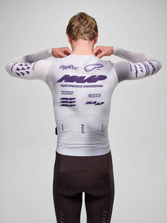MAAP PRO AERO LONG SLEEVE JERSEY - LUNAR GREY