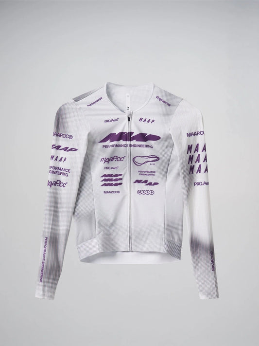 MAAP PRO AERO LONG SLEEVE JERSEY - LUNAR GREY