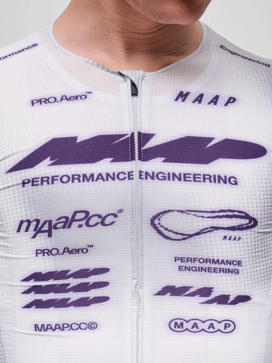 MAAP PRO AERO LONG SLEEVE JERSEY - LUNAR GREY