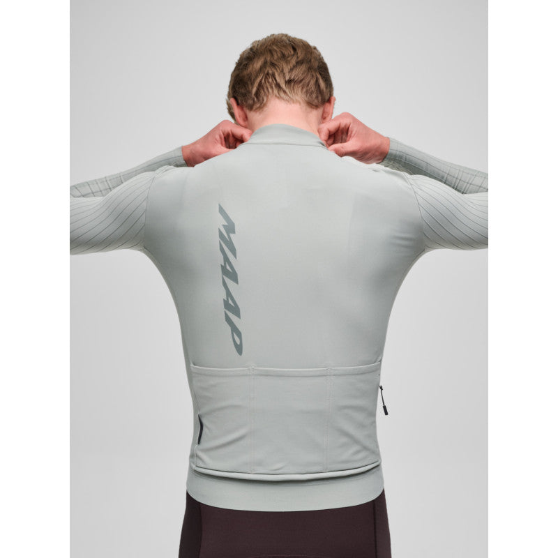 MAAP PRO AERO THERMAL LONG SLEEVE JERSEY - FOREST FOG