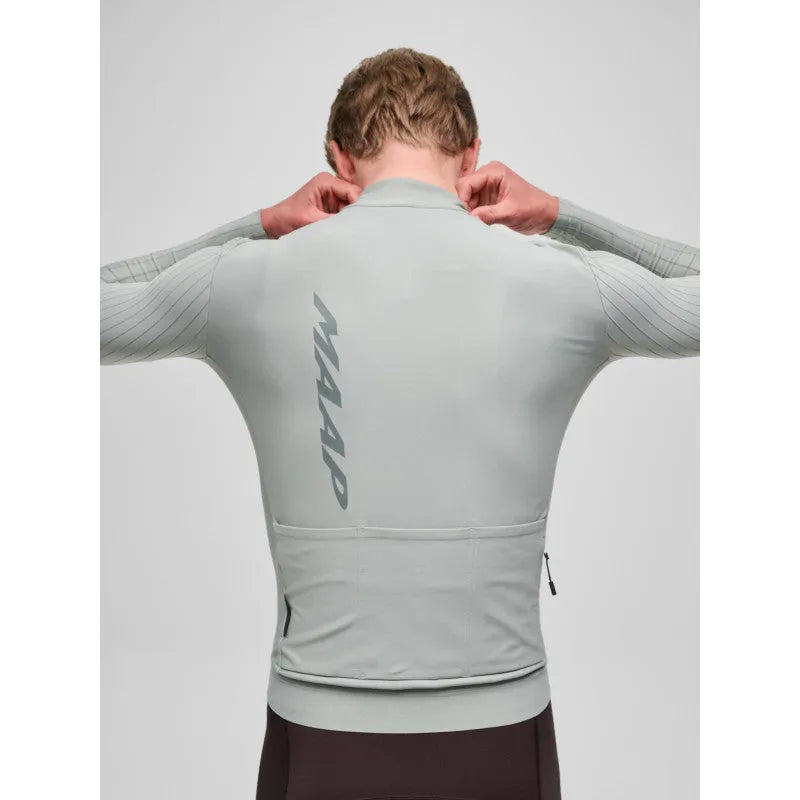 MAAP PRO AERO THERMAL LONG SLEEVE JERSEY - FOREST FOG