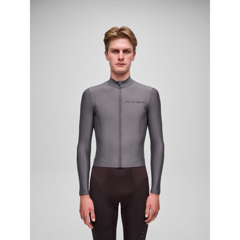 MAAP PRO AERO THERMAL LONG SLEEVE JERSEY - METEORITE