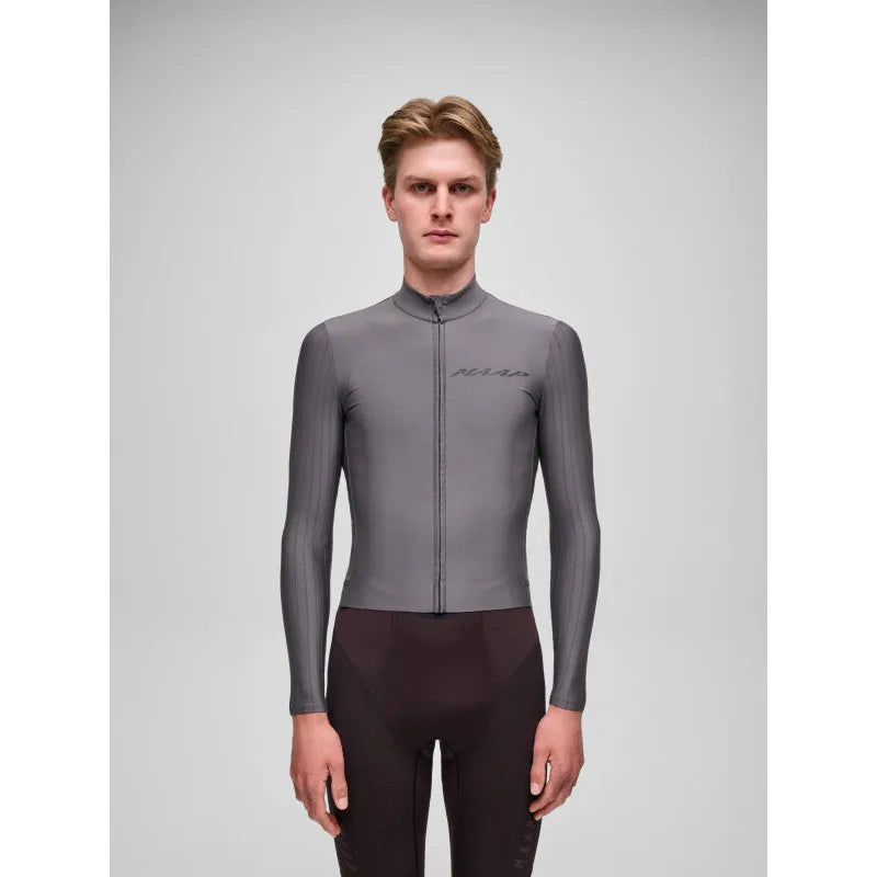 MAAP PRO AERO THERMAL LONG SLEEVE JERSEY - METEORITE