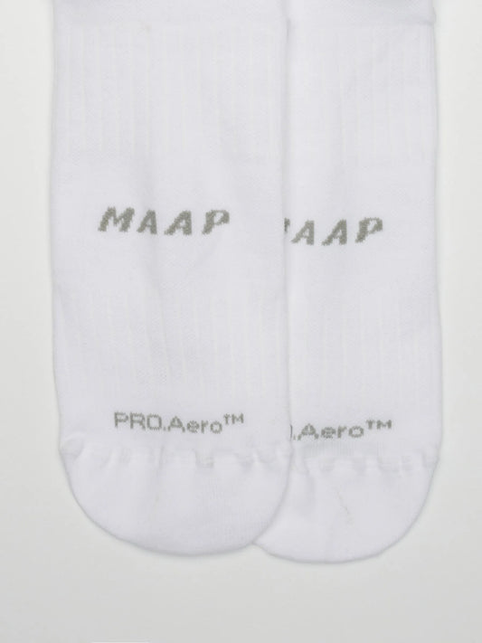 MAAP Pro Aero Sock - White