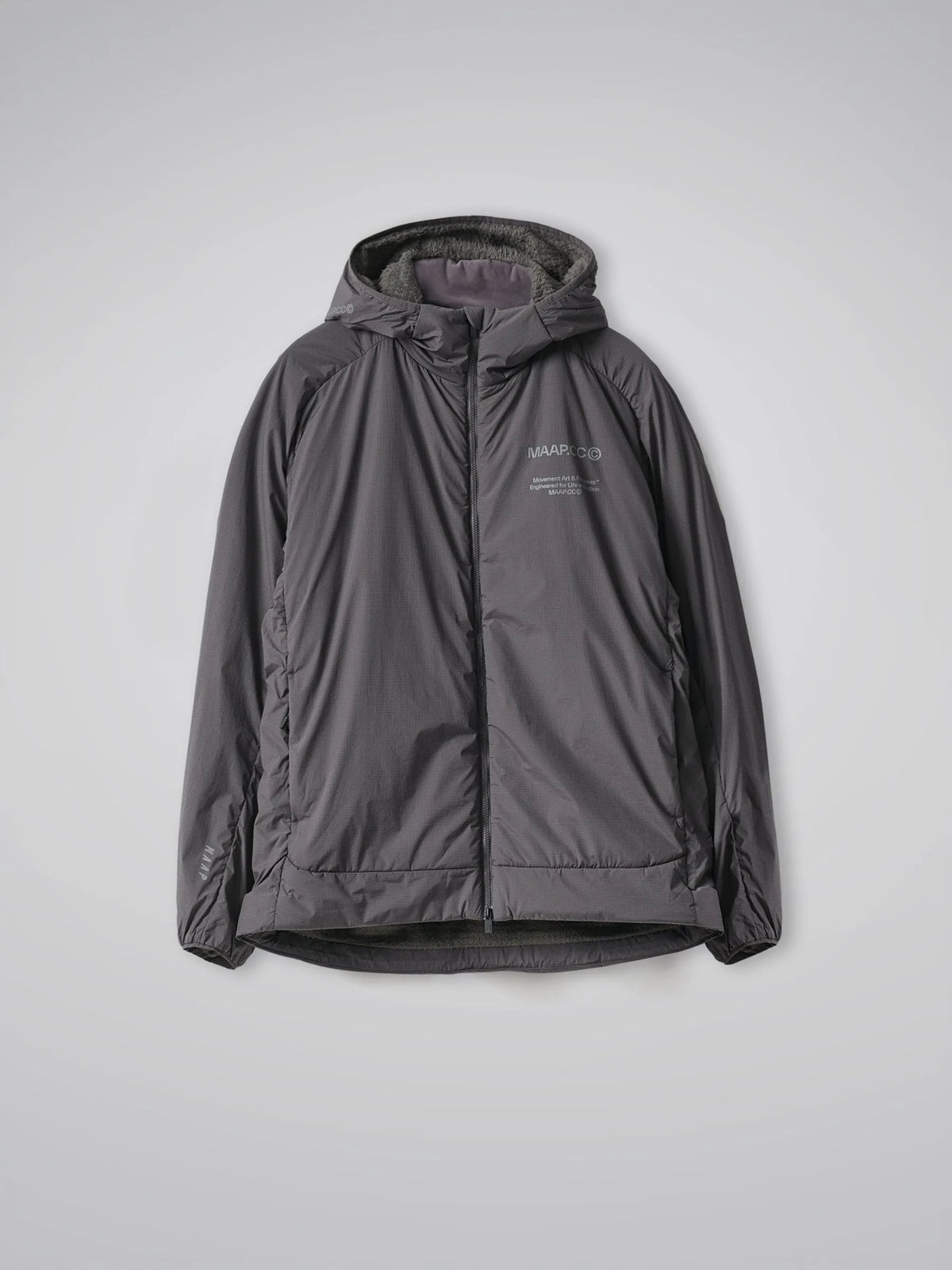 MAAP SOLACE INSULATED HOODED JACKET - MONOLITH