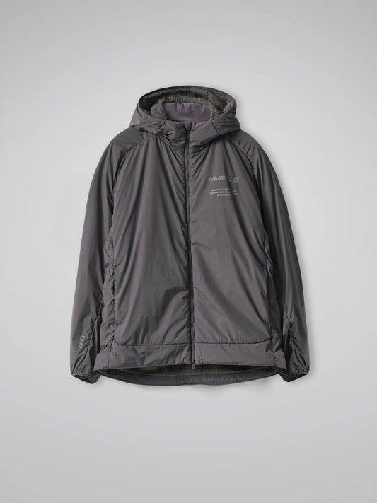 MAAP SOLACE INSULATED HOODED JACKET - MONOLITH