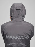 MAAP SOLACE INSULATED HOODED JACKET - MONOLITH