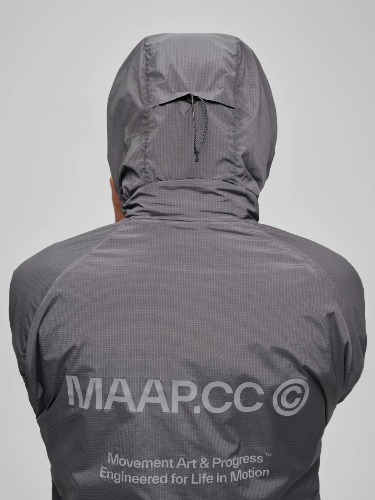 MAAP SOLACE INSULATED HOODED JACKET - MONOLITH