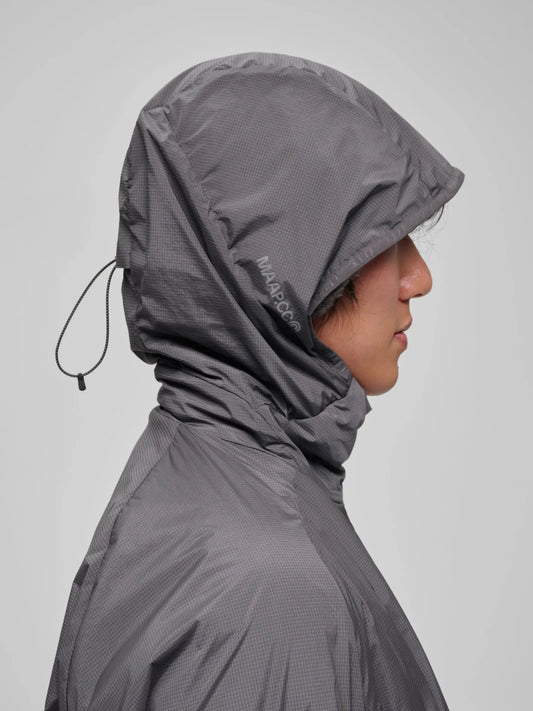 MAAP SOLACE INSULATED HOODED JACKET - MONOLITH