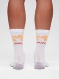 MAAP Strata Team Sock - White/Sorbet