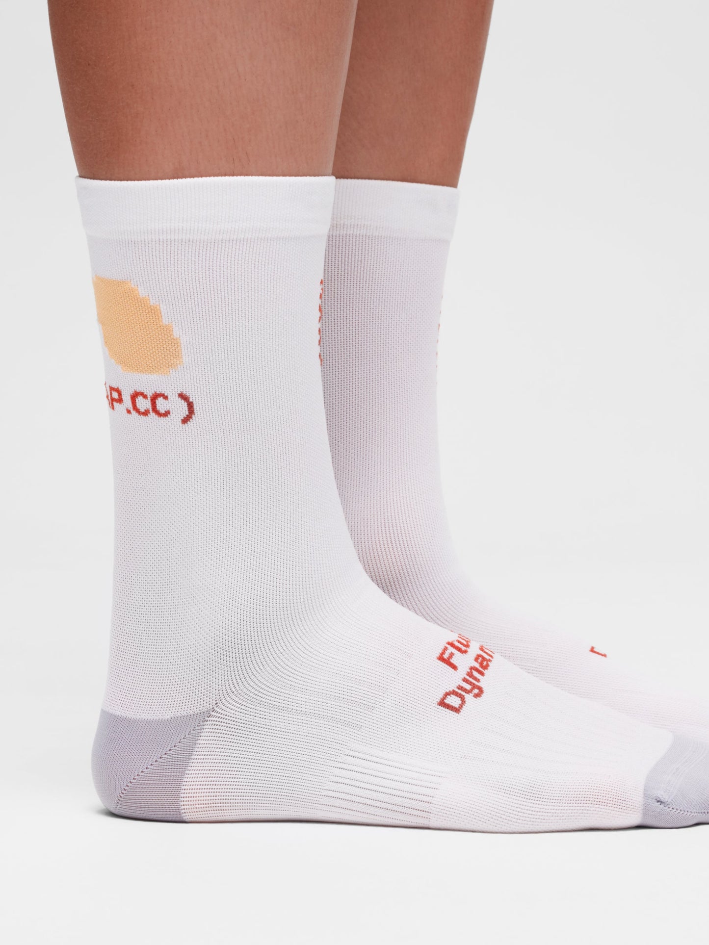 MAAP Strata Team Sock - White/Sorbet