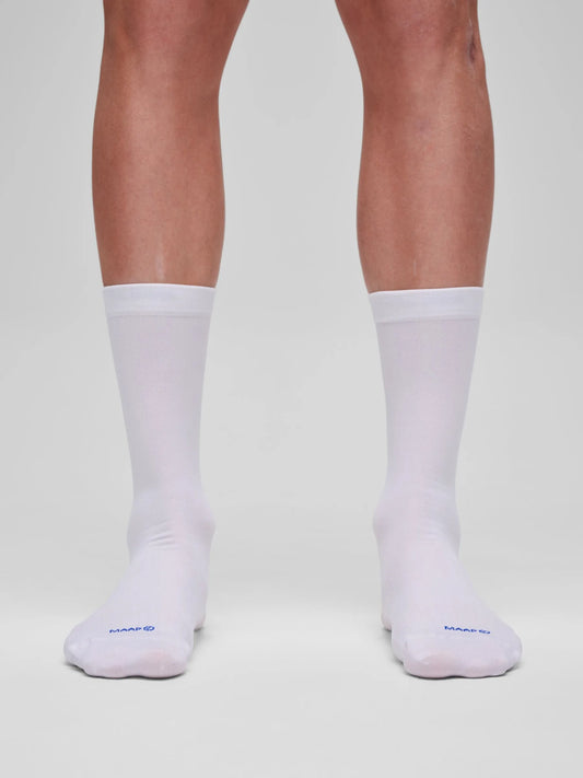 MAAP TEAM LONG SOCK - WHITE/RGB BLUE