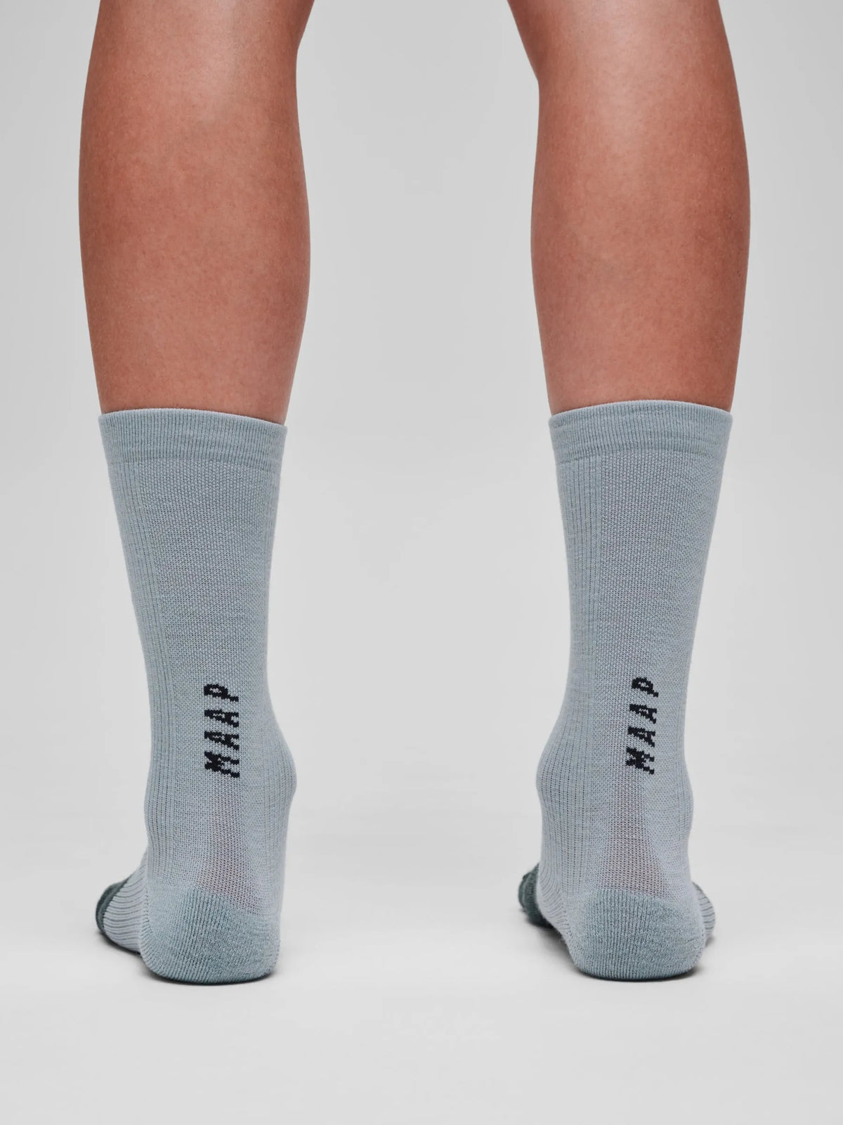 MAAP TEAM MERINO SOCK - AQUA GREY/FOREST