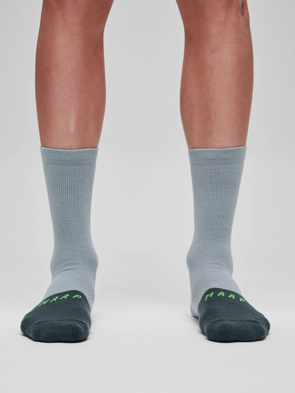 MAAP TEAM MERINO SOCK - AQUA GREY/FOREST
