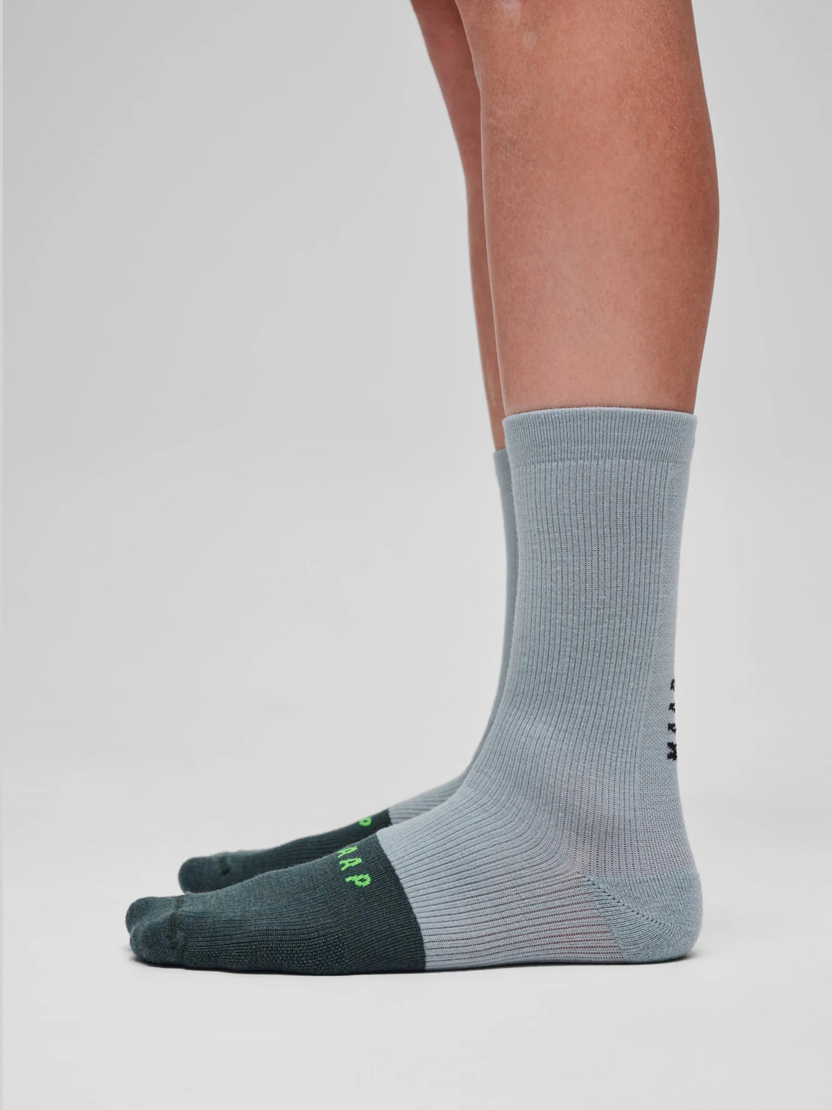 MAAP TEAM MERINO SOCK - AQUA GREY/FOREST