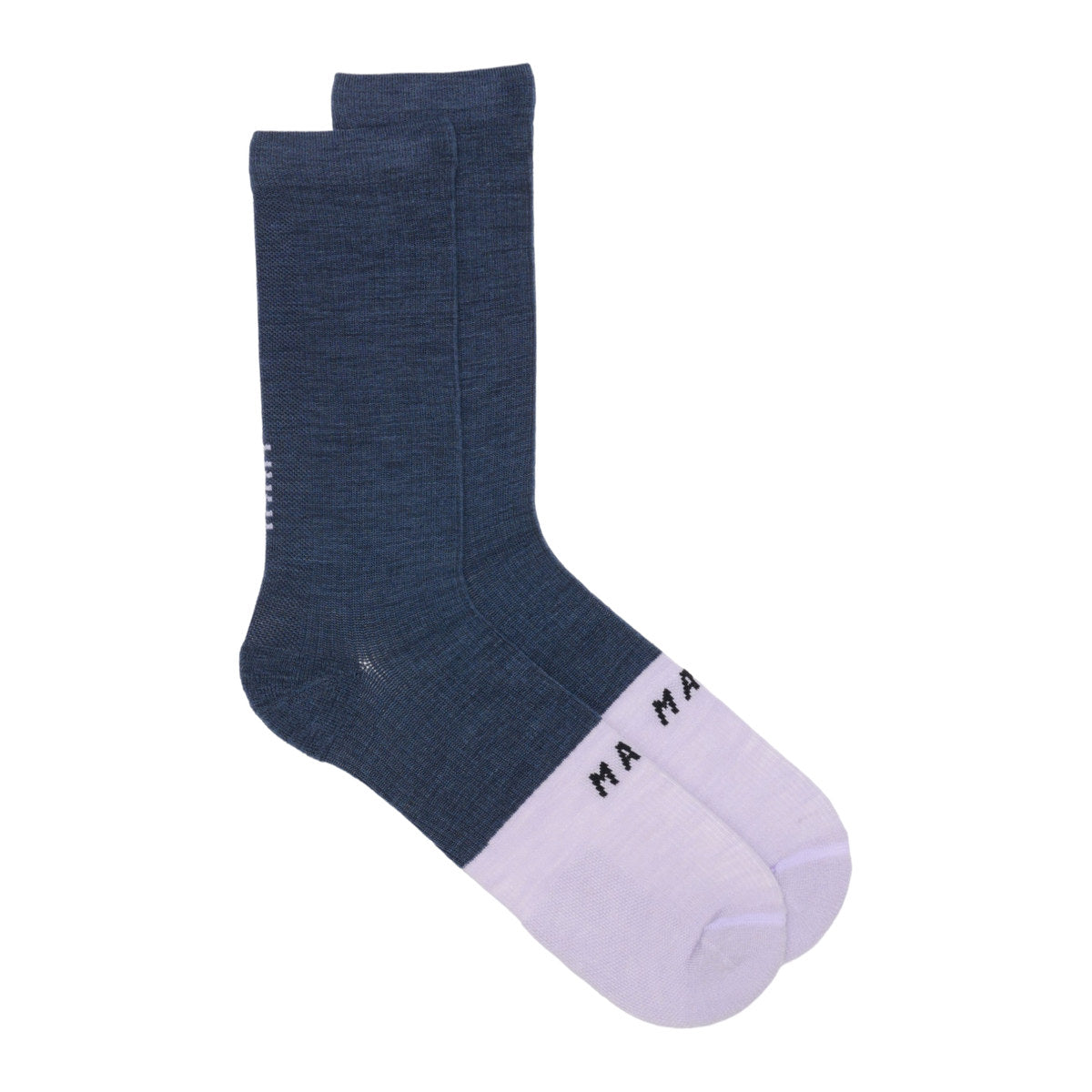 MAAP TEAM MERINO SOCK - CARBON BLUE/THISTLE
