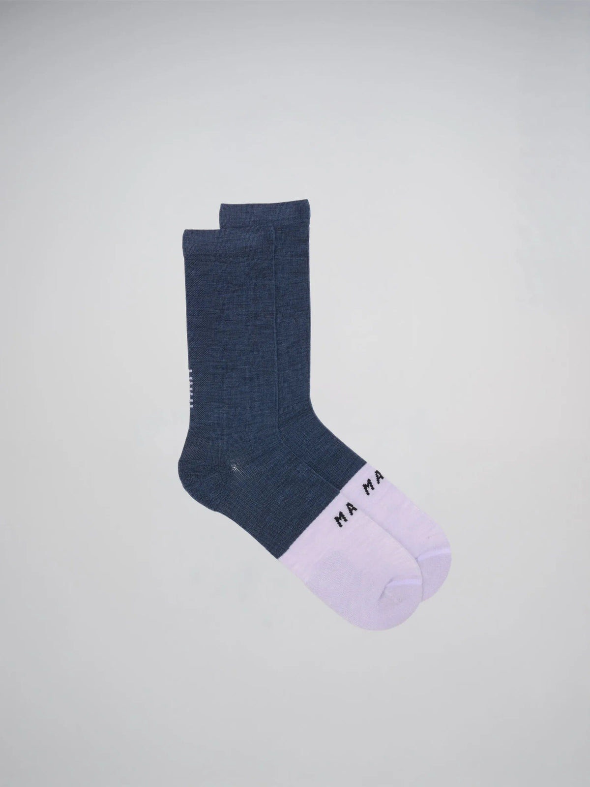 MAAP TEAM MERINO SOCK - CARBON BLUE/THISTLE