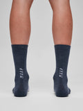 MAAP TEAM MERINO SOCK - CARBON BLUE/THISTLE