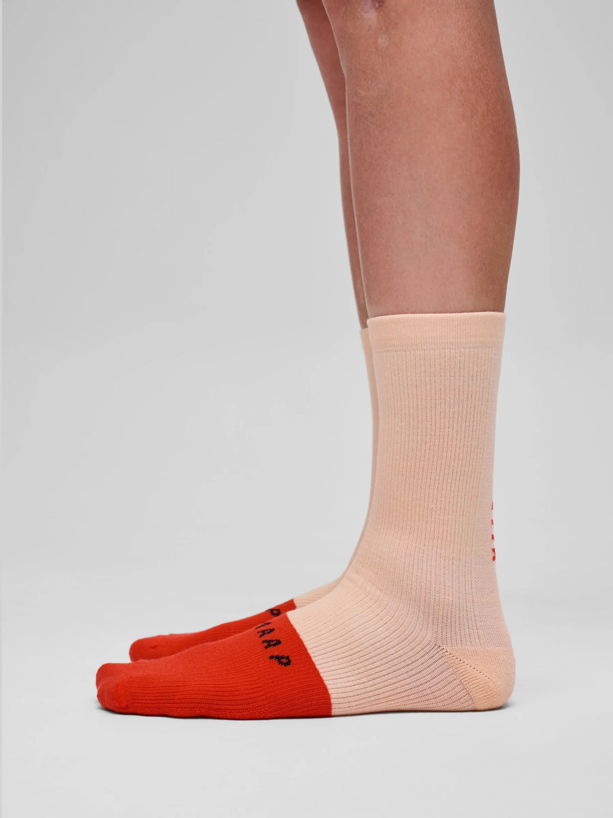 MAAP TEAM MERINO SOCK - CARMINE/FLUORO ORANGE