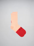 MAAP TEAM MERINO SOCK - CARMINE/FLUORO ORANGE