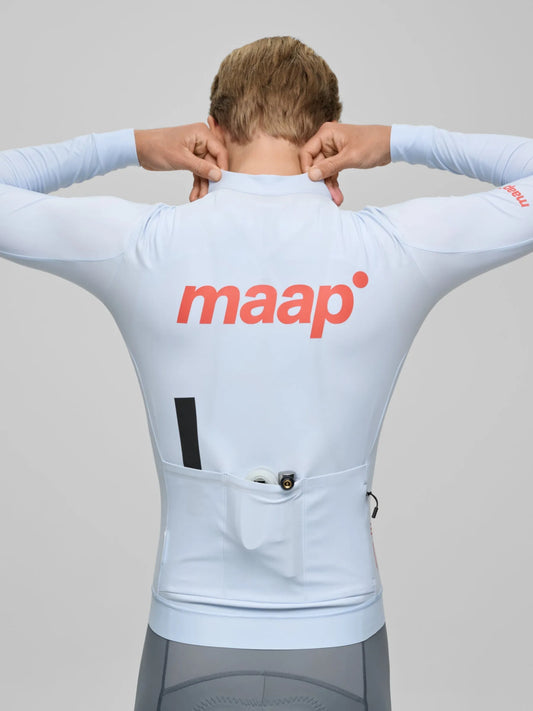 MAAP TRAINING THERMAL LONG SLEEVE JERSEY 2.0 - BLUE FINCH