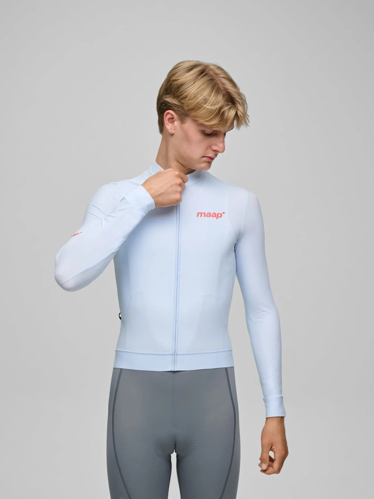 MAAP TRAINING THERMAL LONG SLEEVE JERSEY 2.0 - BLUE FINCH