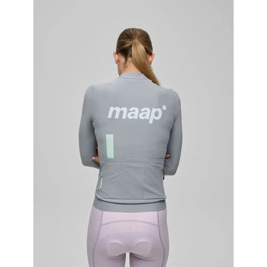 MAAP TRAINING THERMAL LONG SLEEVE JERSEY - TRADE WINDS