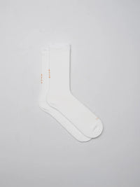 MAAP Team Socken Long - Weiß/ Faded Fluoro Orange