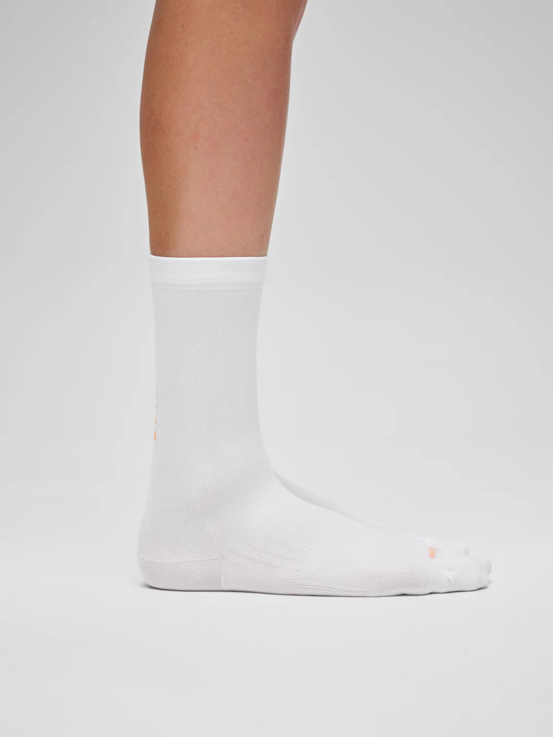 MAAP Team Socks Long - White/ Faded Fluoro Orange