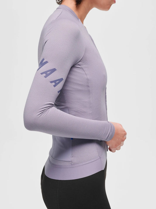 MAAP WOMEN APEX AEON LONG SLEEVE JERSEY - LAVENDER GREY