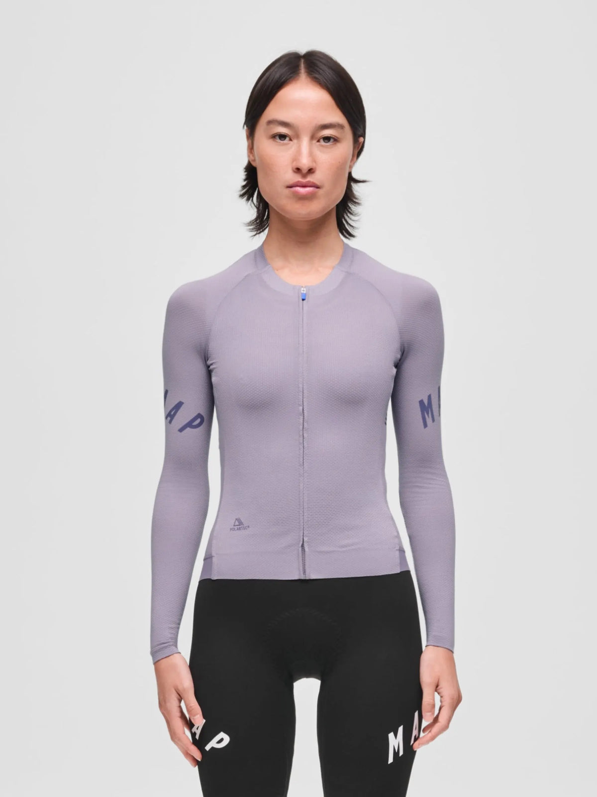 MAAP WOMEN APEX AEON LONG SLEEVE JERSEY - LAVENDER GREY