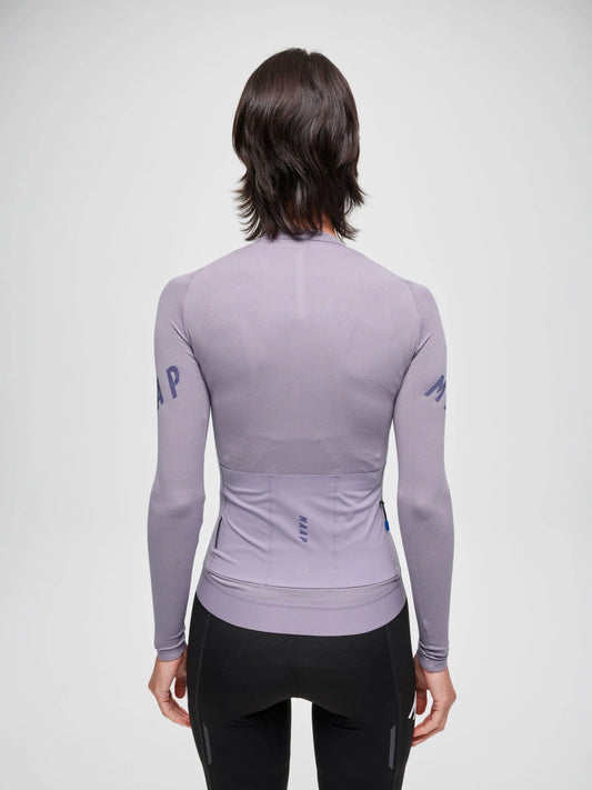 MAAP WOMEN APEX AEON LONG SLEEVE JERSEY - LAVENDER GREY