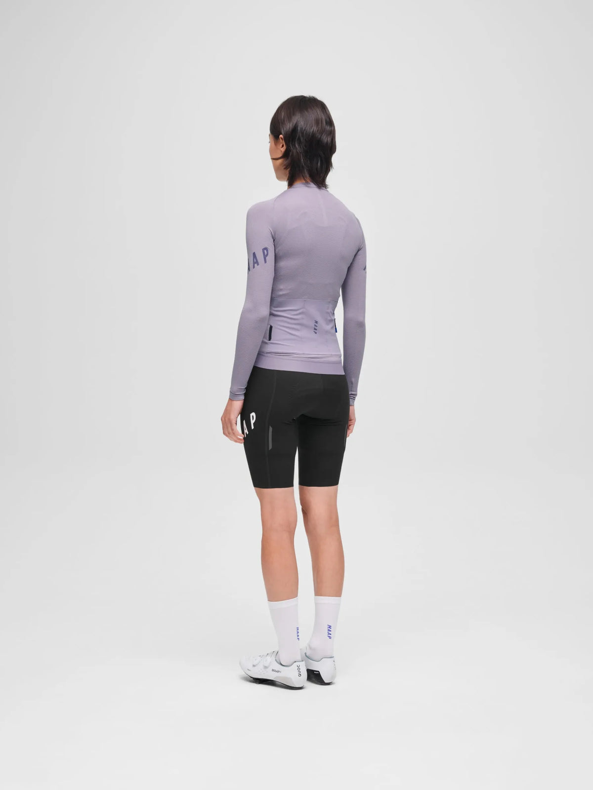MAAP WOMEN APEX AEON LONG SLEEVE JERSEY - LAVENDER GREY