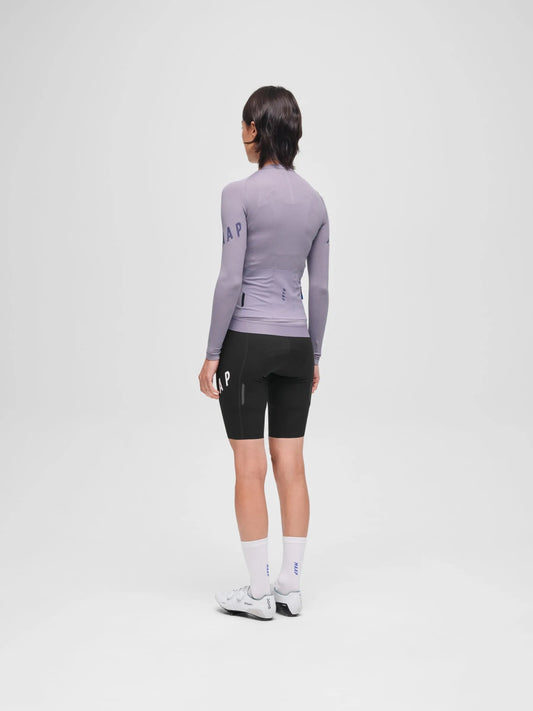 MAAP WOMEN APEX AEON LONG SLEEVE JERSEY - LAVENDER GREY