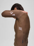 MAAP WOMEN APEX AEON THERMAL LONG SLEEVE JERSEY - ESPRESSO