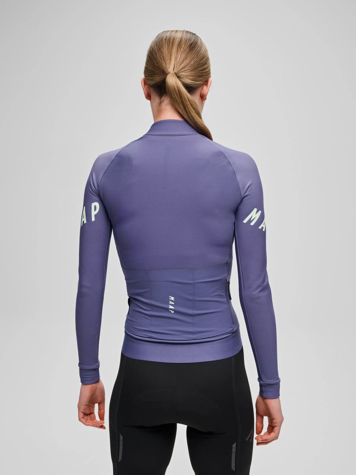 MAAP WOMEN APEX AEON THERMAL LONG SLEEVE JERSEY - DEEP COBALT