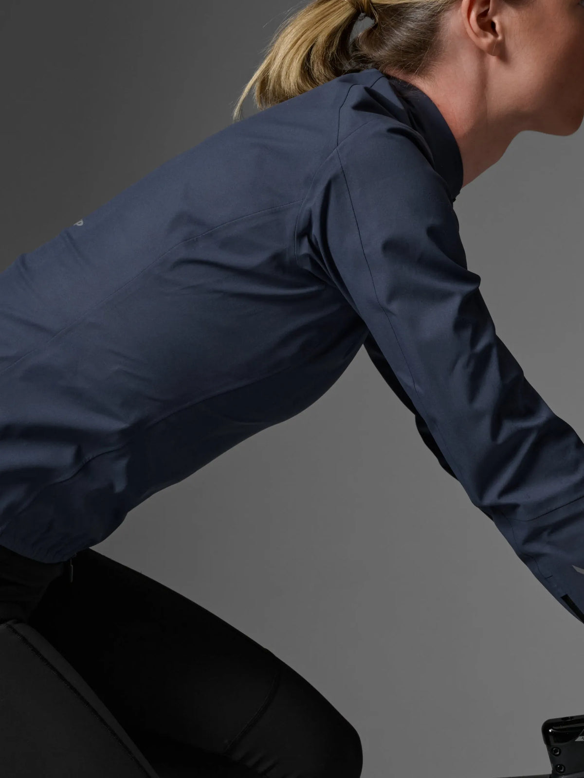MAAP WOMEN APEX DOWNPOUR JACKET - CARBON BLUE