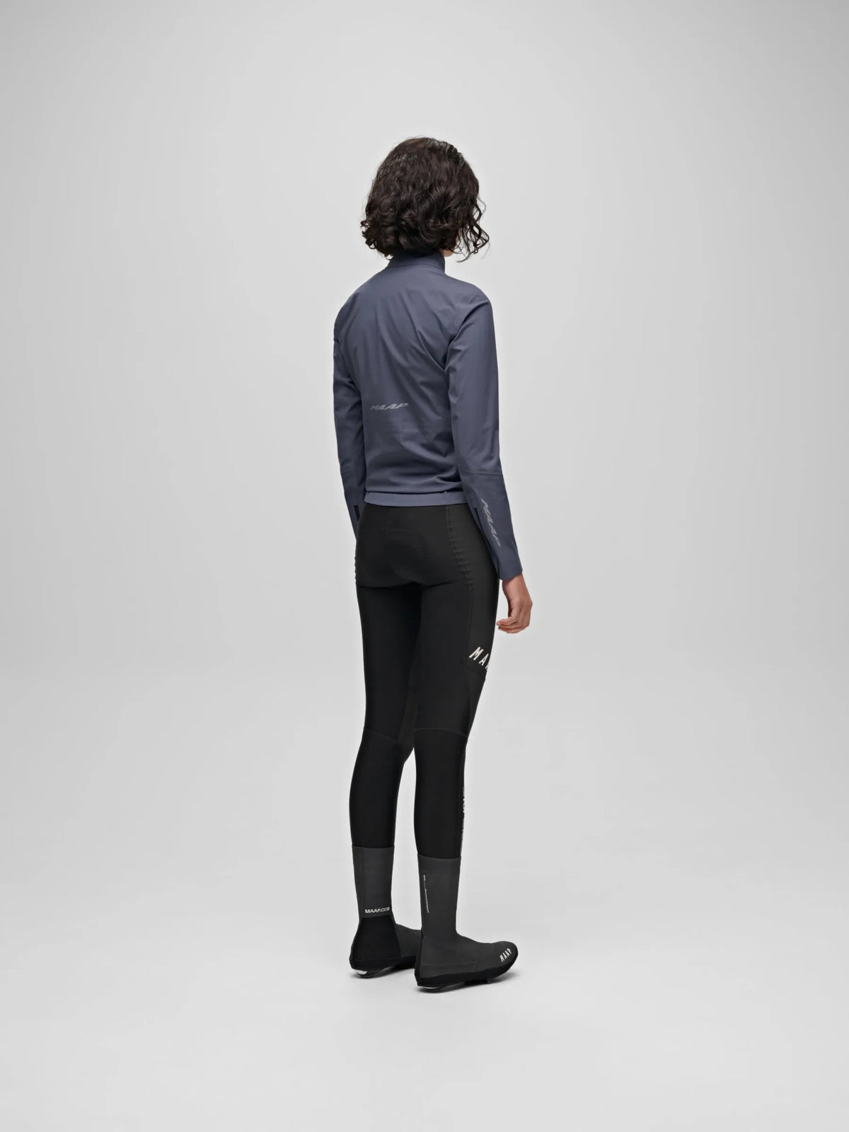 MAAP WOMEN APEX DOWNPOUR JACKET - CARBON BLUE