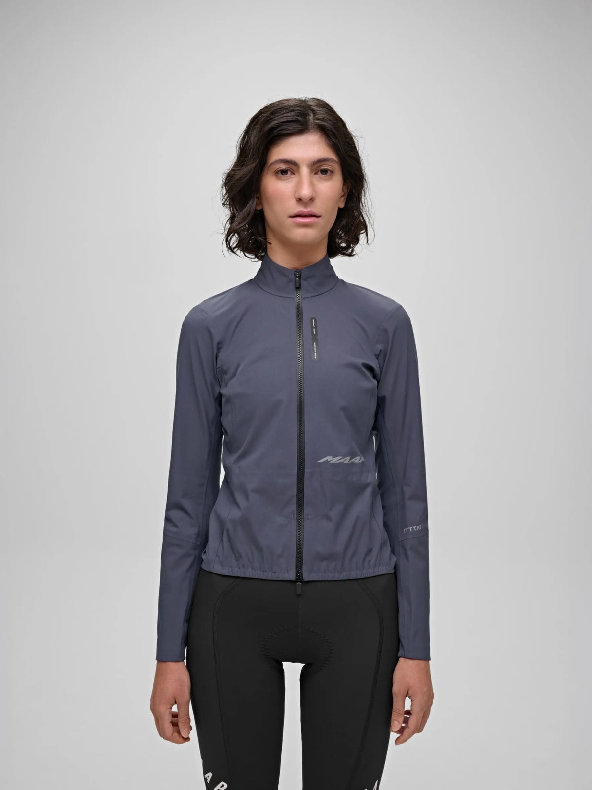 MAAP WOMEN APEX DOWNPOUR JACKET - CARBON BLUE