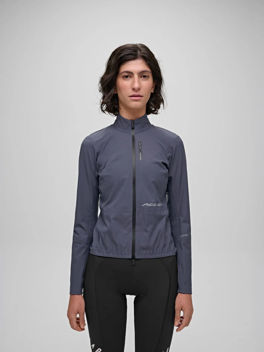 MAAP WOMEN APEX DOWNPOUR JACKET - CARBON BLUE