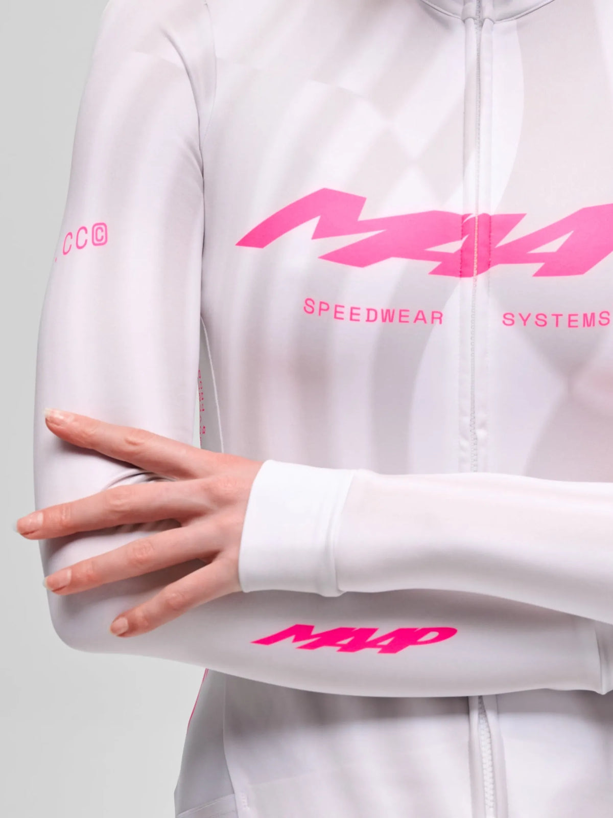 MAAP WOMEN HALO TEAM THERMAL LONG SLEEVE JERSEY - HALO STATIC GREY