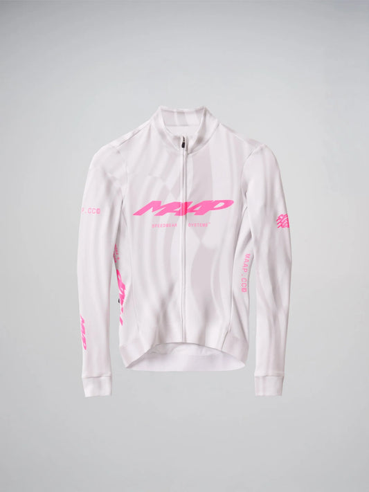 MAAP WOMEN HALO TEAM THERMAL LONG SLEEVE JERSEY - HALO STATIC GREY