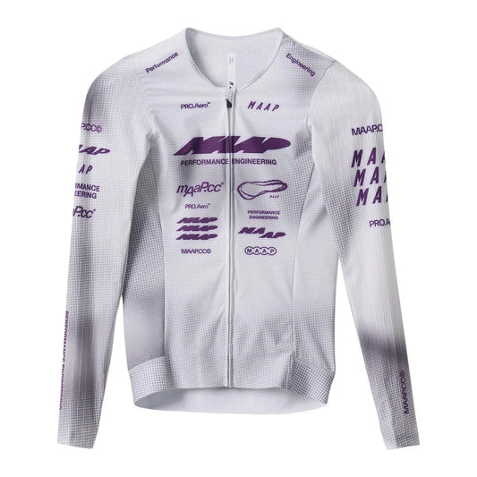 MAAP WOMEN PRO AERO LONG SLEEVE JERSEY - LUNAR GREY