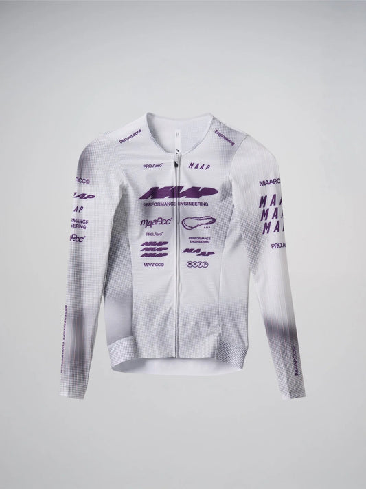 MAAP WOMEN PRO AERO LONG SLEEVE JERSEY - LUNAR GREY