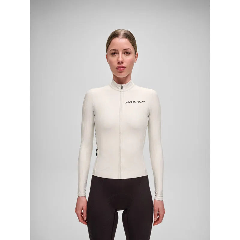 MAAP WOMEN PRO AERO THERMAL LONG SLEEVE JERSEY - VAPOUR
