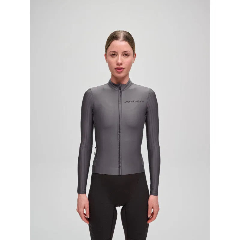 MAAP WOMEN PRO AERO THERMAL LONG SLEEVE JERSEY - METEORITE