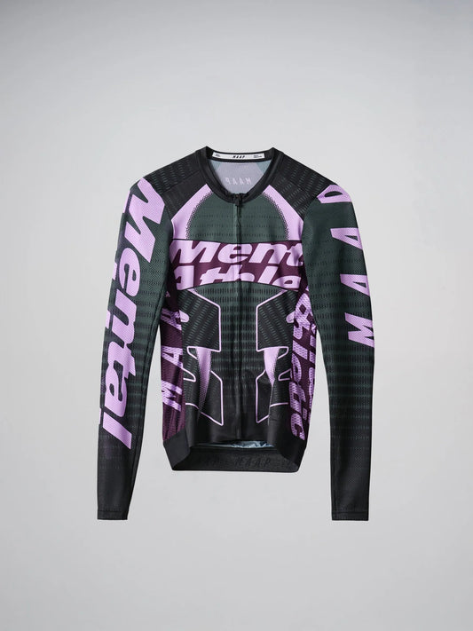 MAAP WOMEN PRO AIR LONG SLEEVE JERSEY 3.0 - BLACK/VIOLET