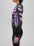 MAAP WOMEN PRO AIR LONG SLEEVE JERSEY 3.0 - BLACK/VIOLET