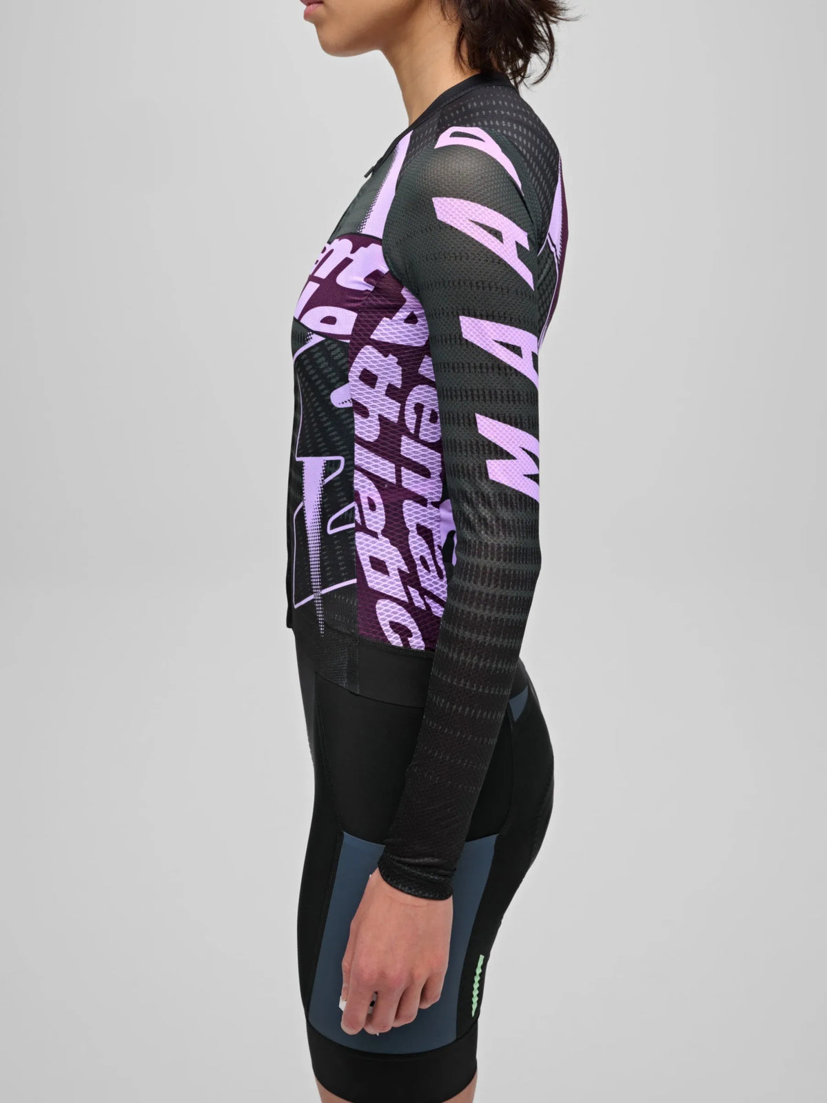 MAAP WOMEN PRO AIR LONG SLEEVE JERSEY 3.0 - BLACK/VIOLET